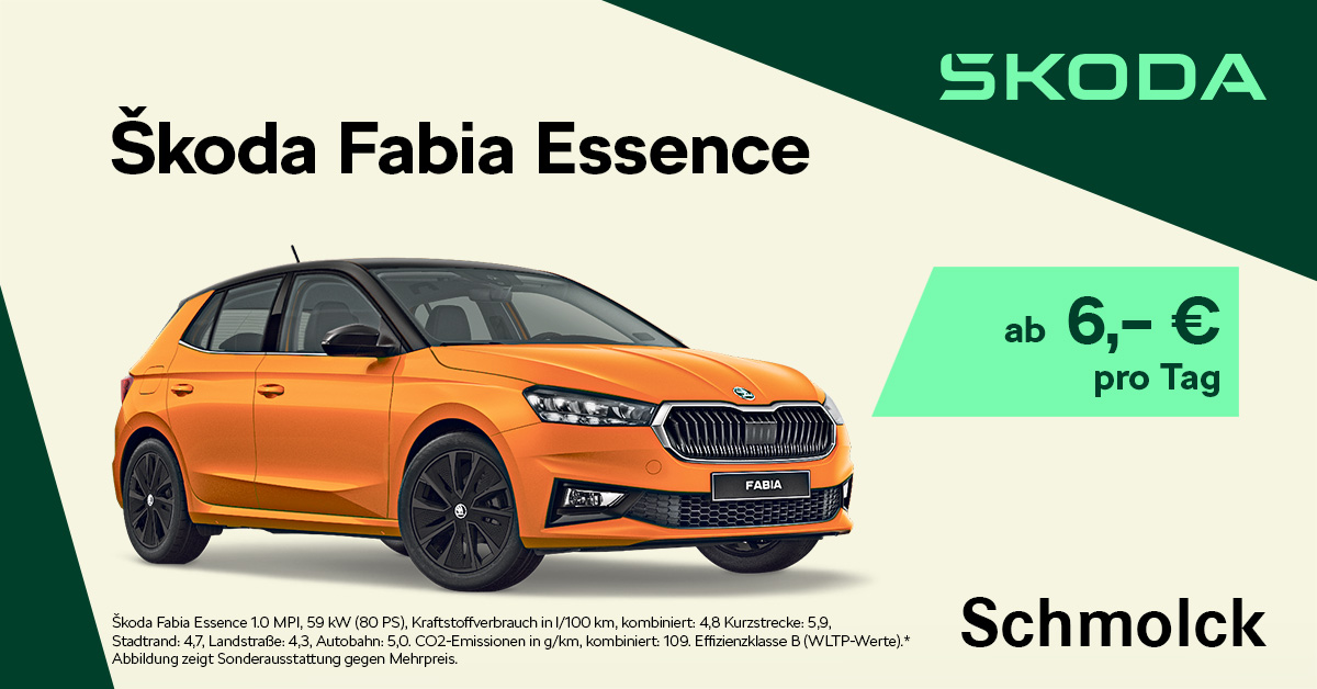 Der neue Škoda Fabia ab 179 €² mtl.